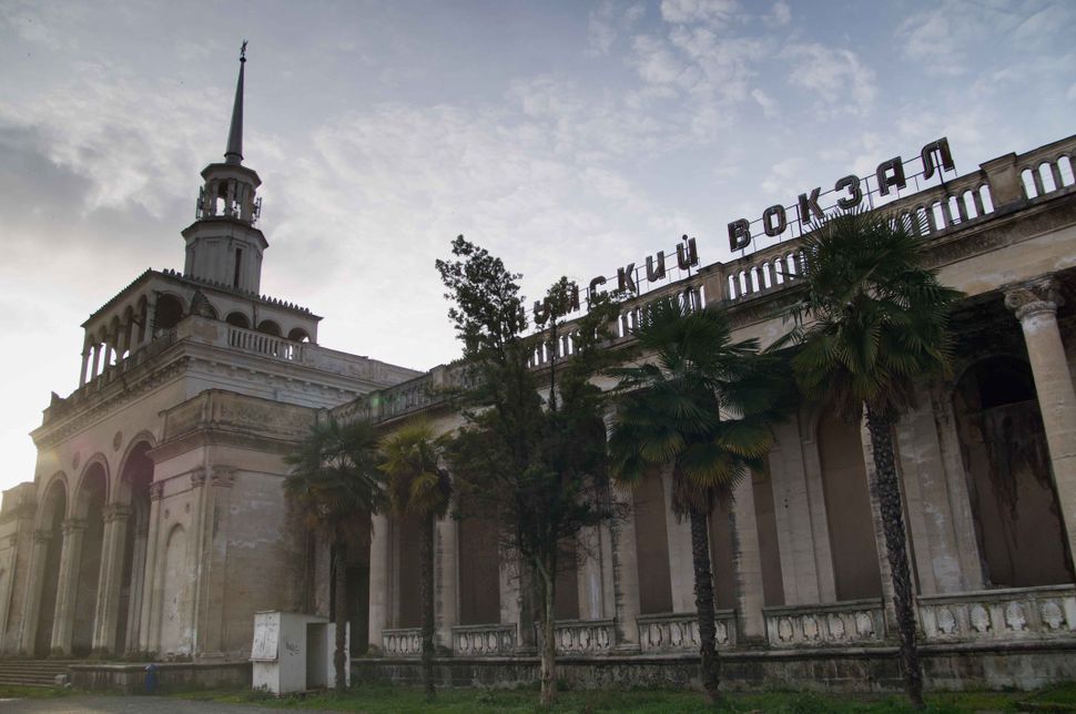 Closed down railway station, Sukhumi