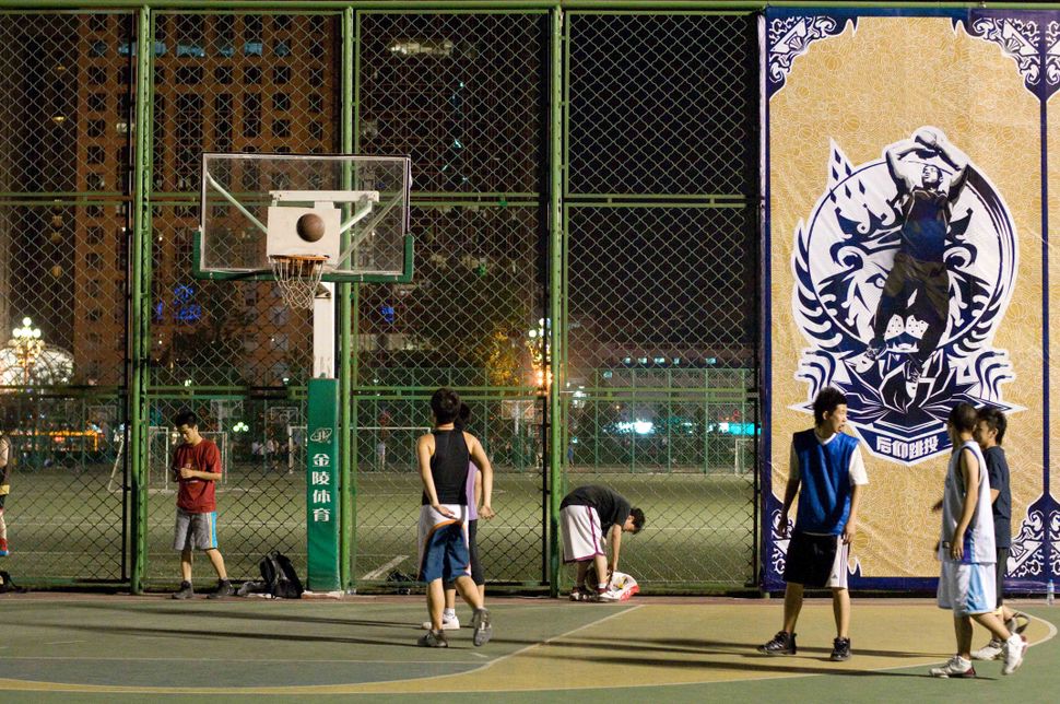 Night basketball
