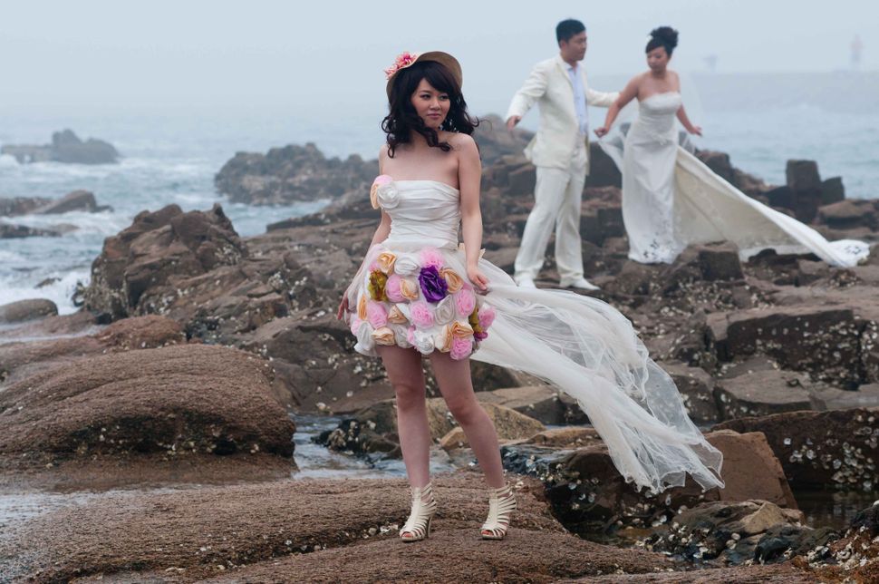 Badaguan, bride in mini, Qingdao