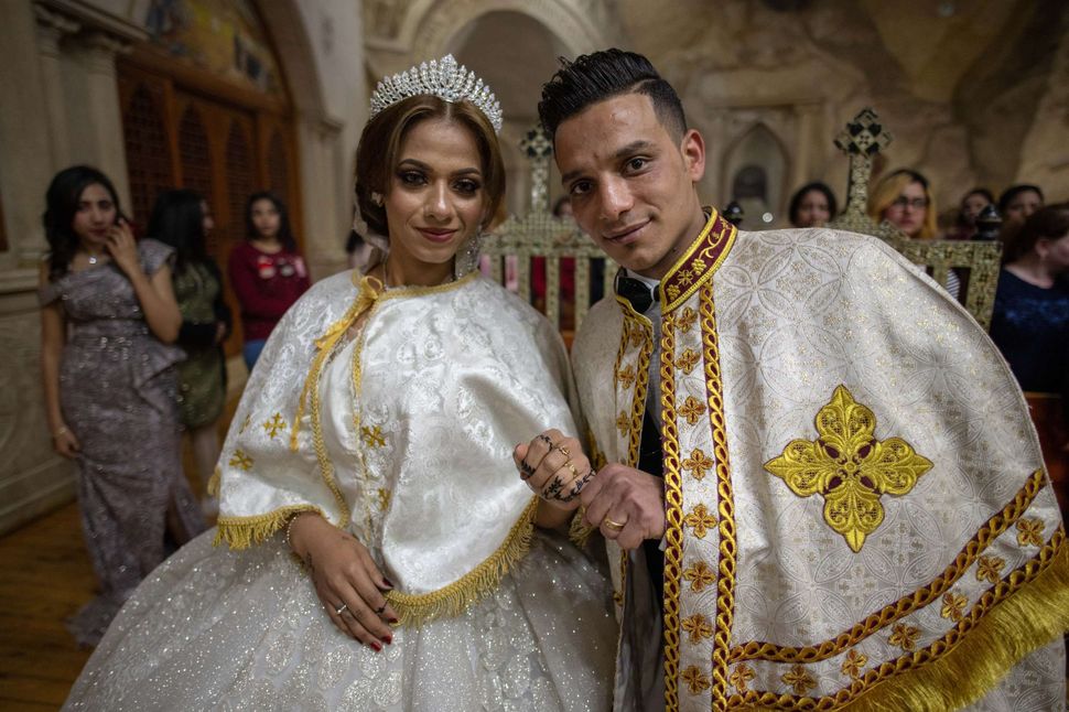 Coptic wedding in Garbage City (The Cave Church in the St. Simon Monastery)