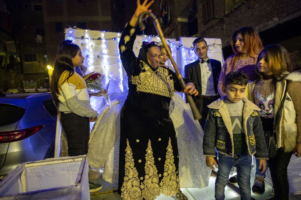 Coptic wedding in Garbage City (The Cave Church in the St. Simon Monastery)