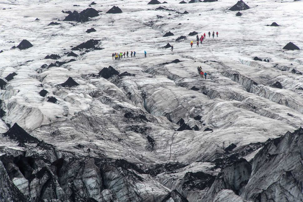 Iceland glacier recession - 2021