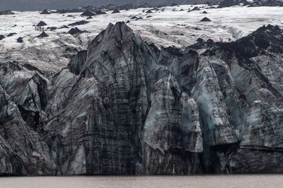 Iceland glacier recession - 2021