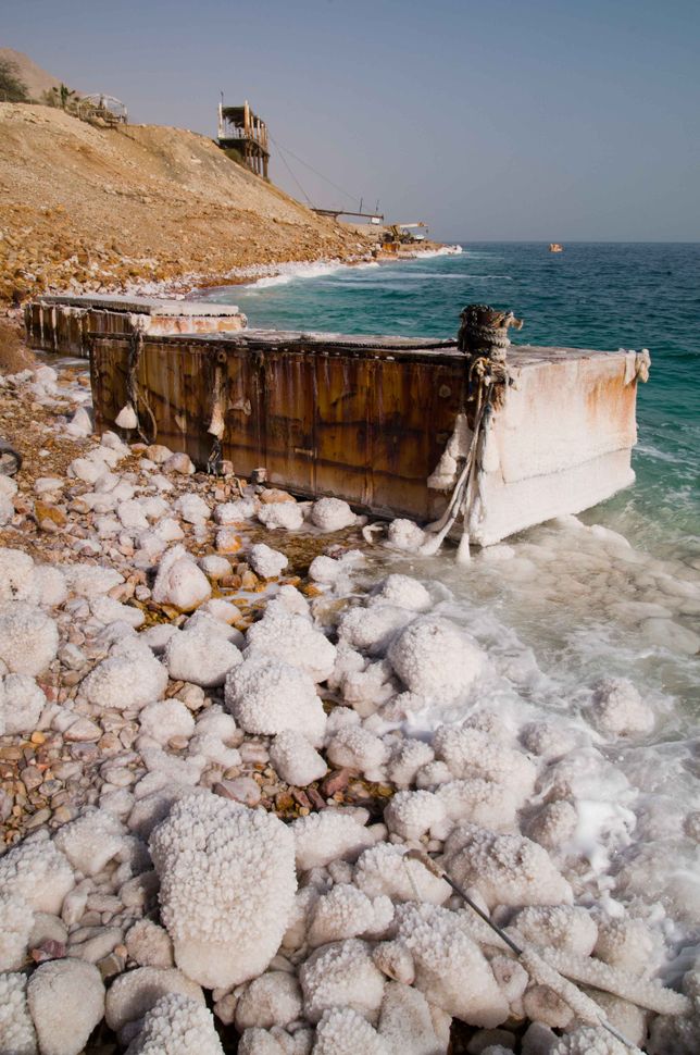 Dead Sea shore at Ein Gedi