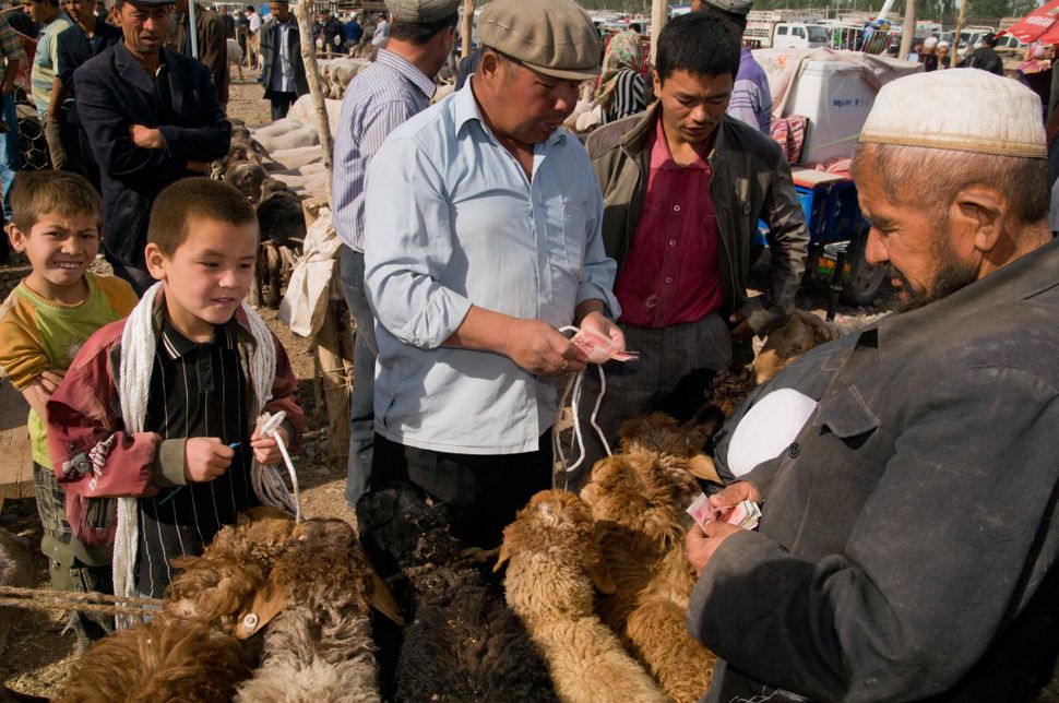 Cattle market, Kashgar, 3