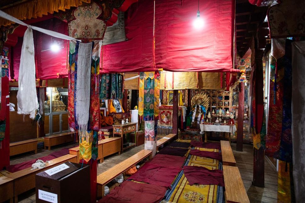 Karsha monastery interior 2