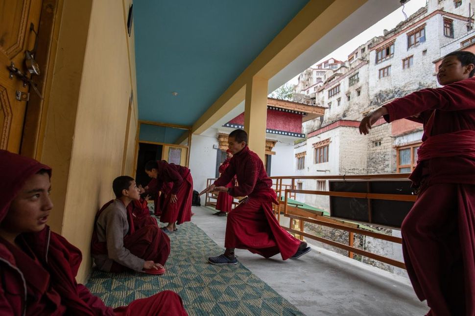 Karsha monastery novice debate