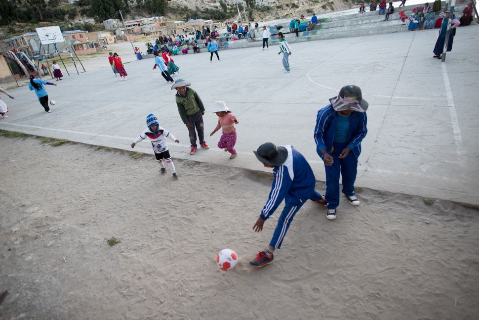 Women´s football tournament, Isla del Sol, Bolivia